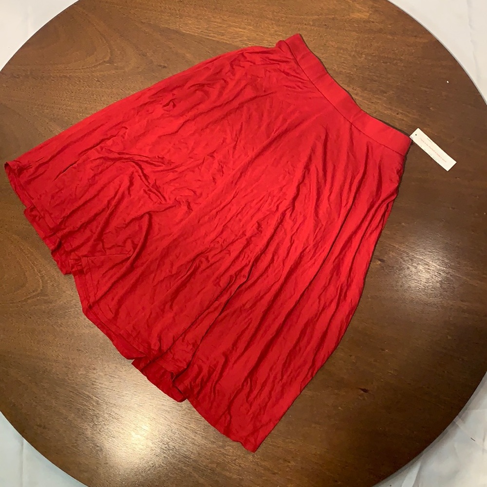 Red Knit skirt